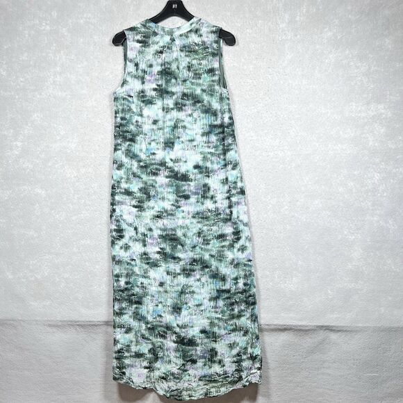Cloth & Stone Maxi Dress Womens Small Multicolored Button Front Anthropologie - Picture 7 of 11